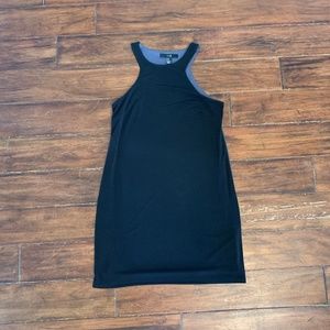 Black and Grey Cocktail Dress